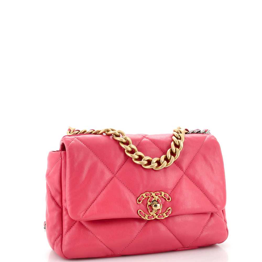 CHANEL 19 Flap Bag Quilted Leather Medium - image 3