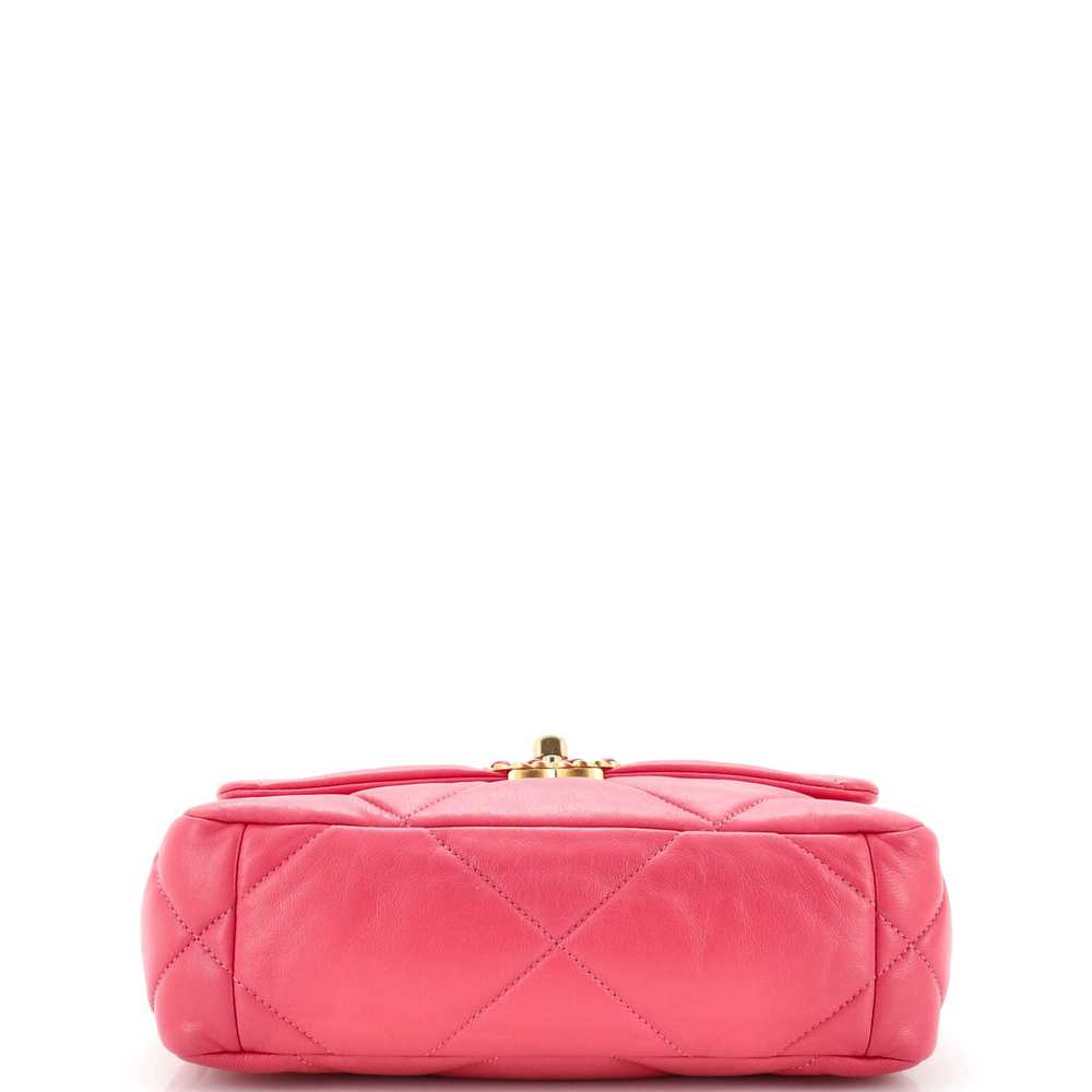 CHANEL 19 Flap Bag Quilted Leather Medium - image 5