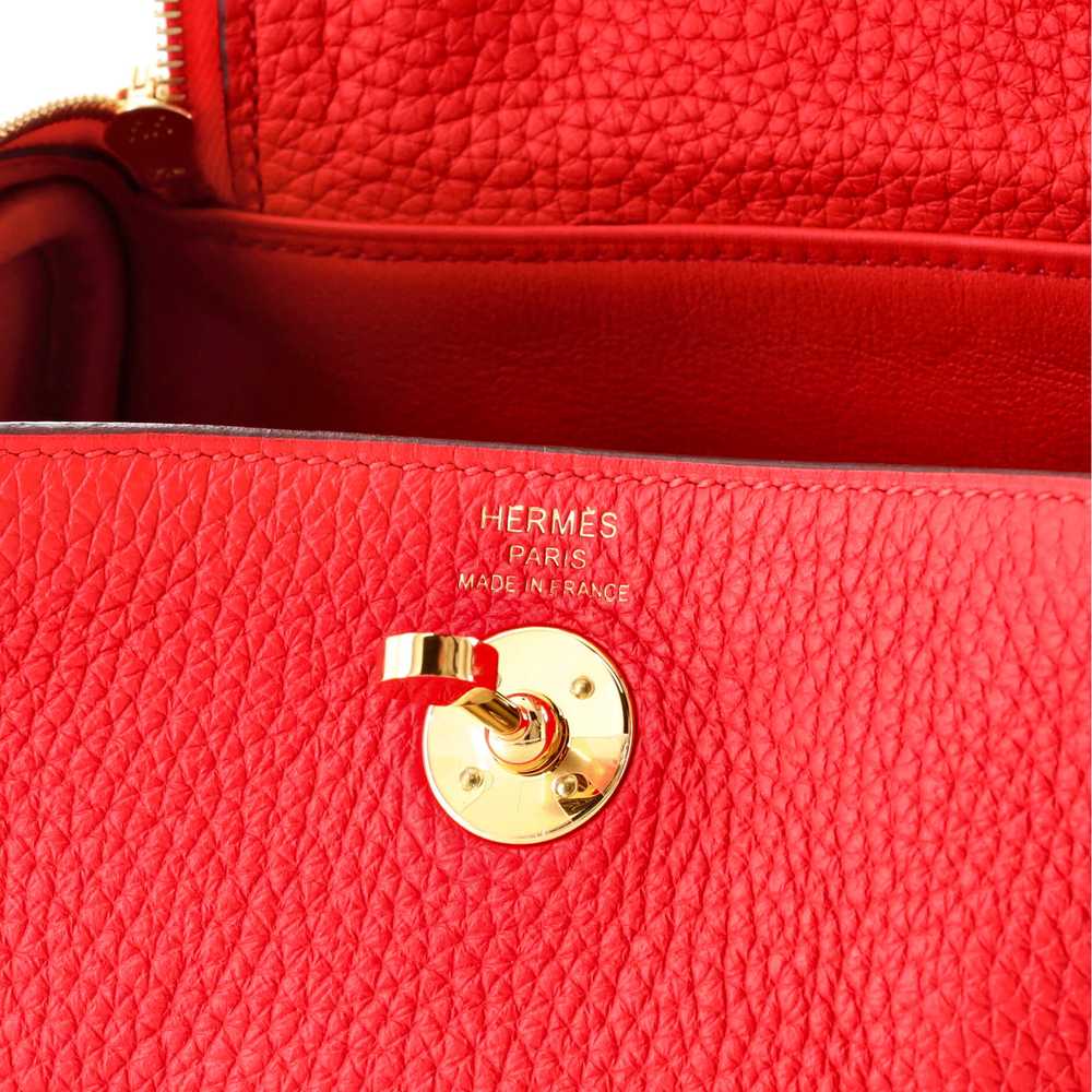 Hermes Lindy Bag Clemence Mini - image 6