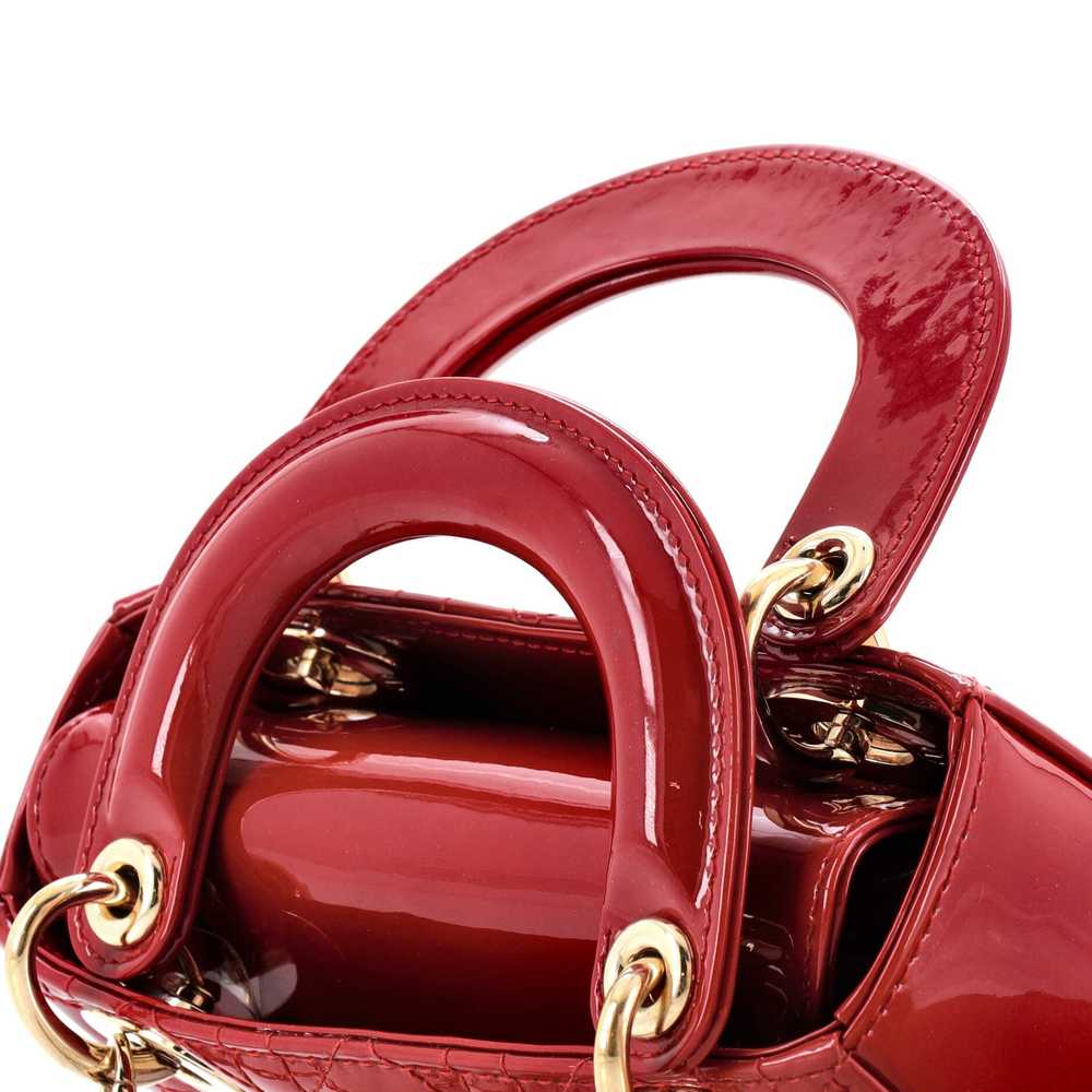 Christian Dior Lady Dior Chain Bag Cannage Quilt … - image 6