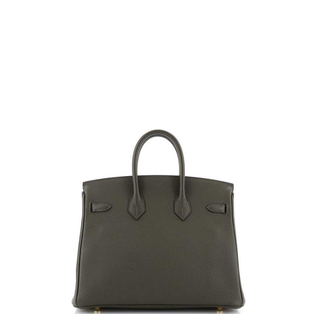 Hermes Birkin Handbag Vert Maquis Togo with Gold … - image 4