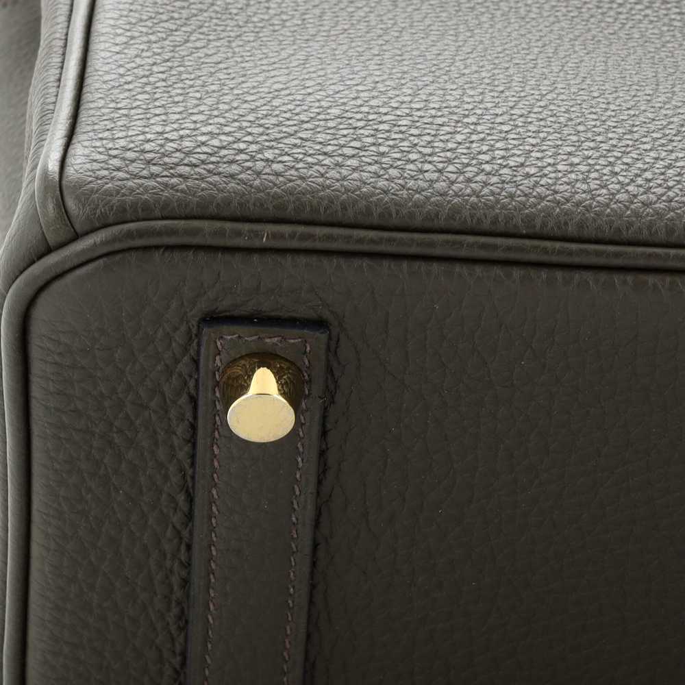 Hermes Birkin Handbag Vert Maquis Togo with Gold … - image 8