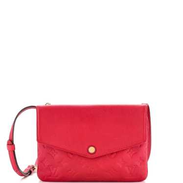 Louis Vuitton Twice Handbag Monogram Empreinte Le… - image 1