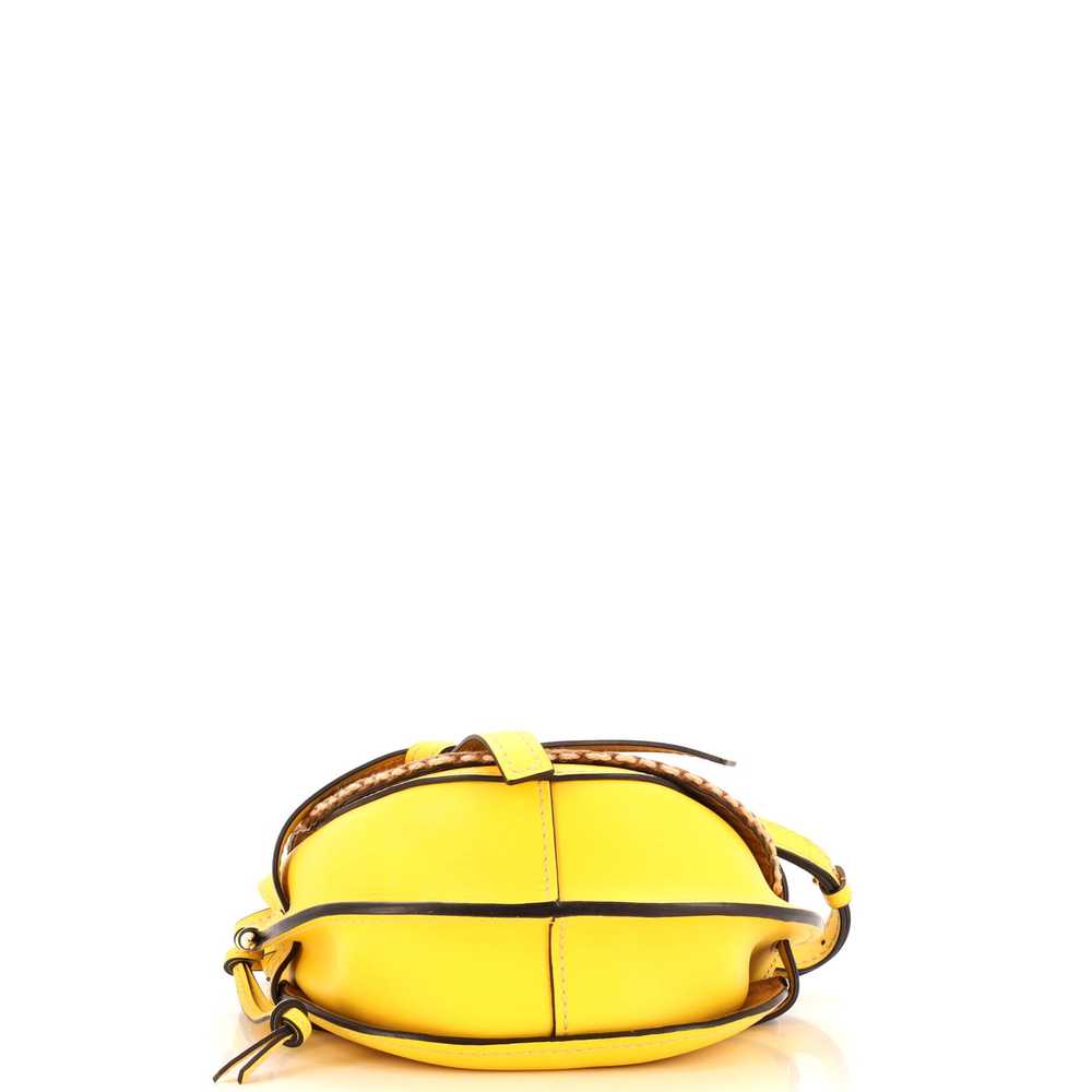 LOEWE Gate Shoulder Bag Leather with Raffia Small - image 4