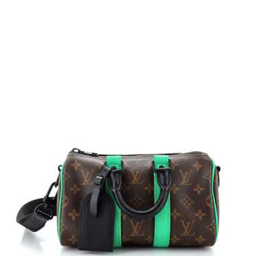 Louis Vuitton Keepall Bandouliere Bag Macassar Mo… - image 1