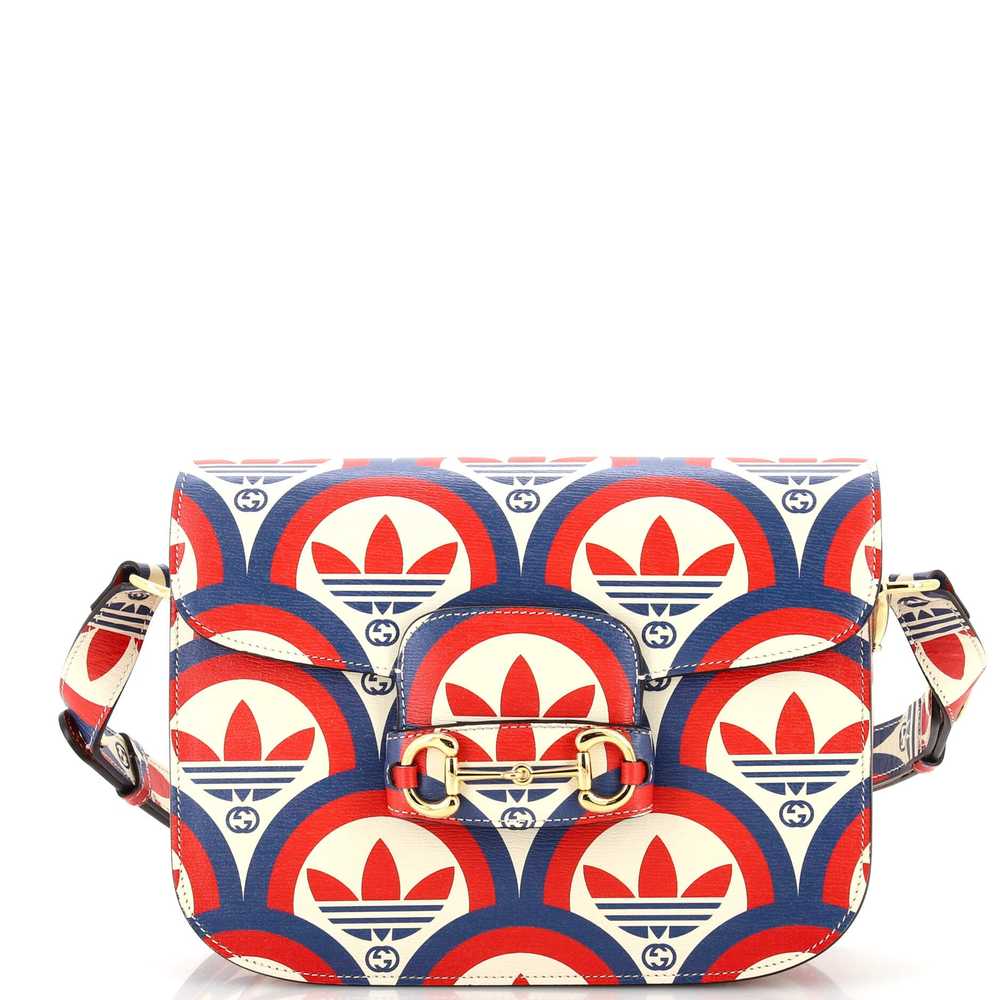 GUCCI x Adidas Horsebit 1955 Shoulder Bag Printed… - image 1