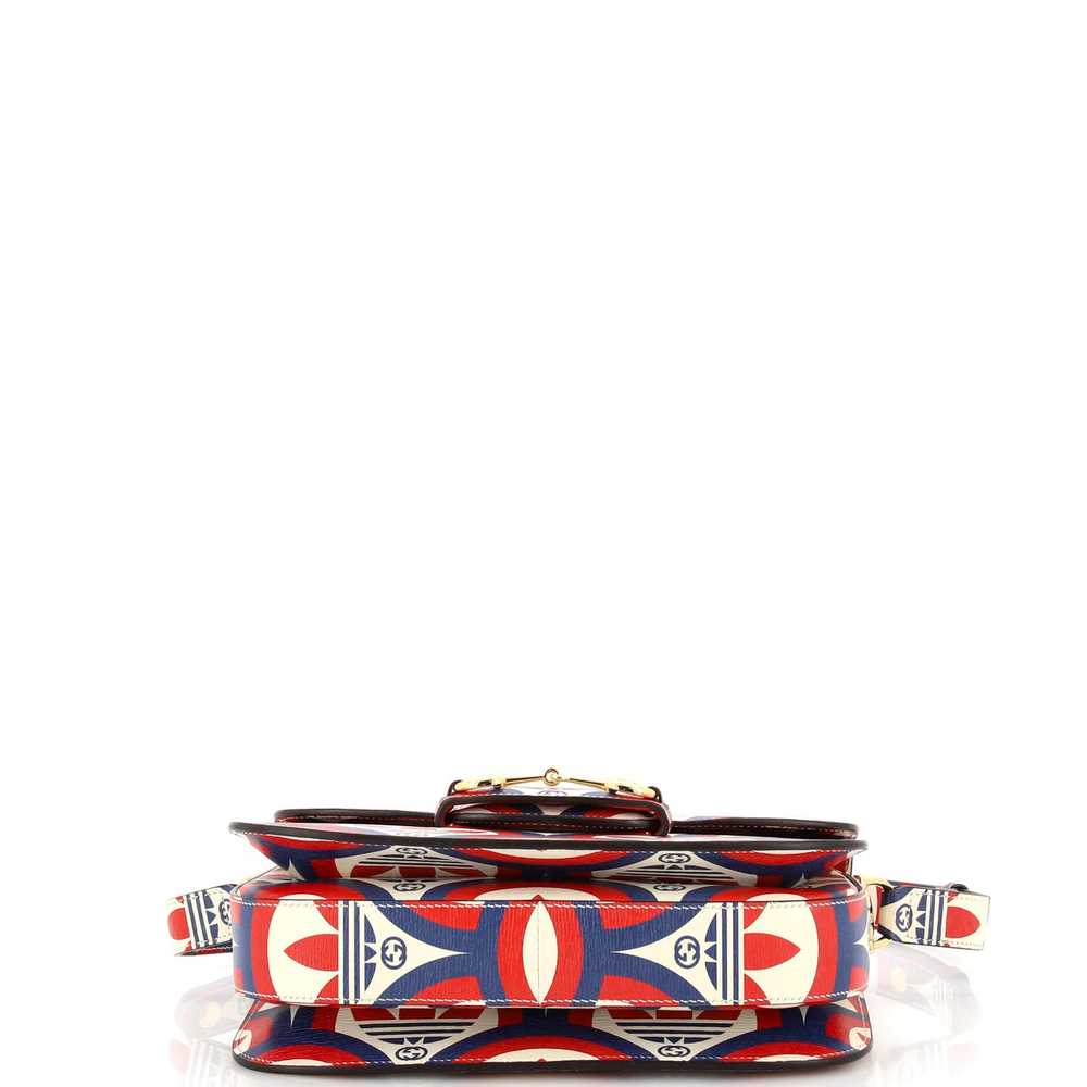 GUCCI x Adidas Horsebit 1955 Shoulder Bag Printed… - image 4