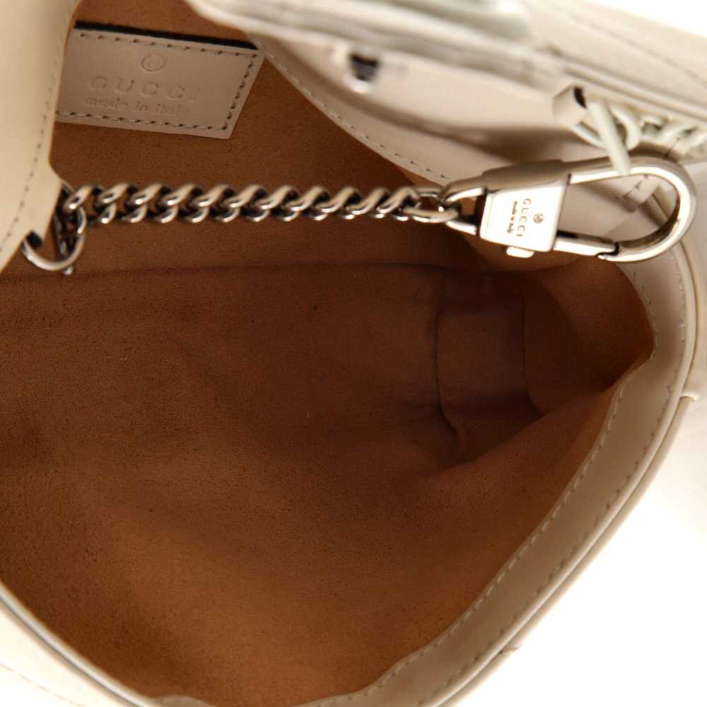 GUCCI GG Marmont Flap Bag Matelasse Leather Super… - image 5