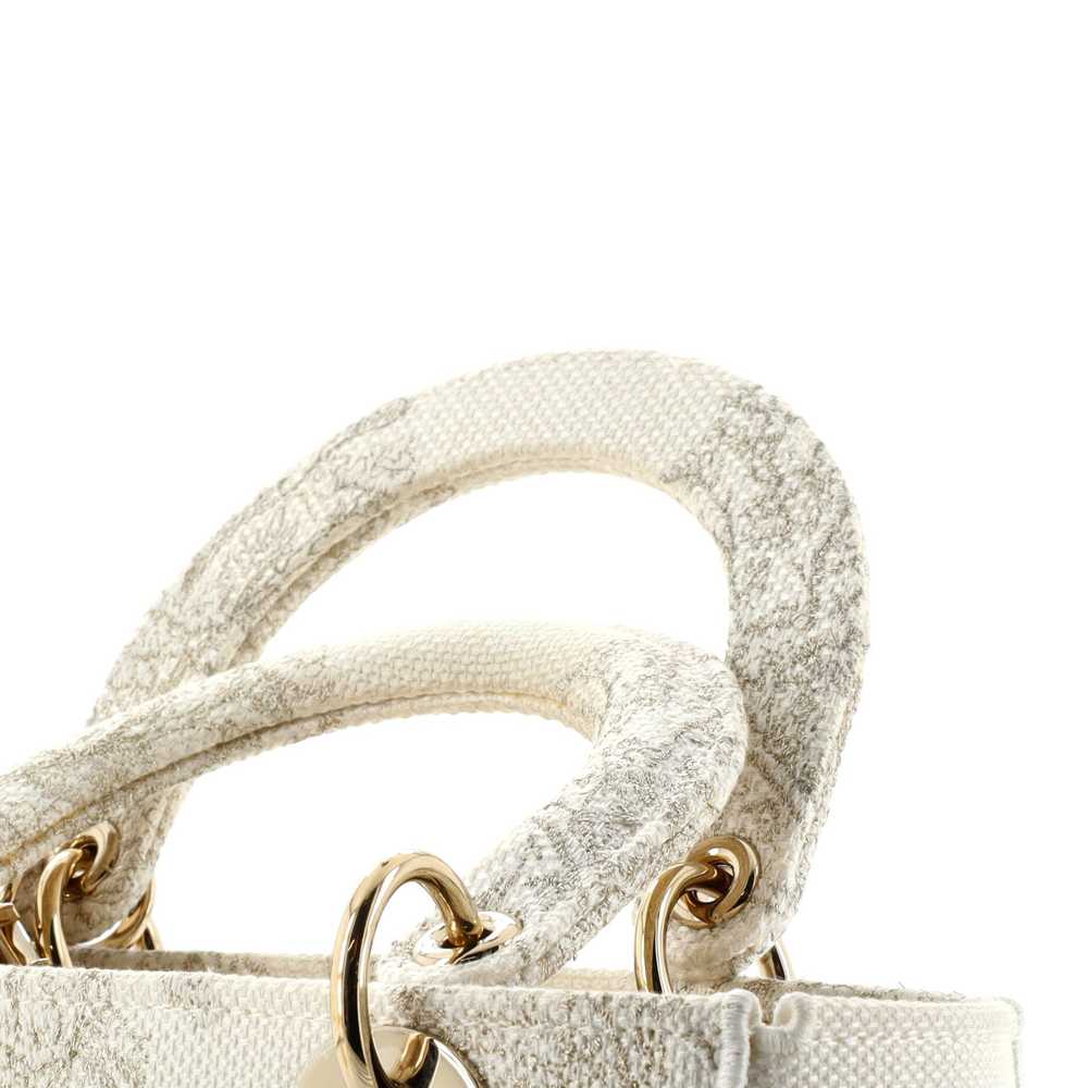 Christian Dior Lady D-Lite Bag Embroidered Canvas… - image 8