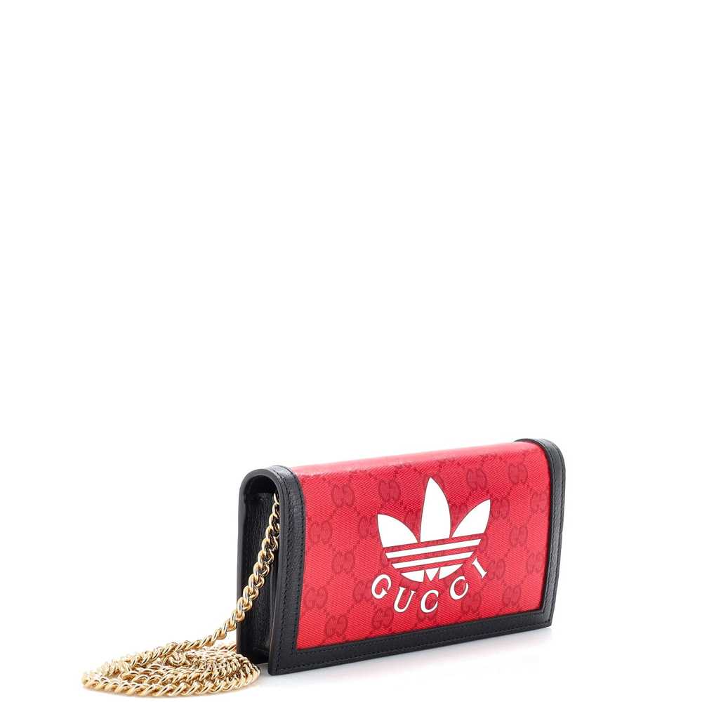 GUCCI x adidas Wallet on Chain GG Coated Canvas - image 2