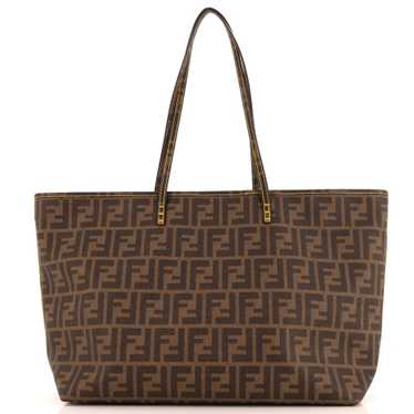 FENDI Roll Tote Zucca Coated Canvas Large