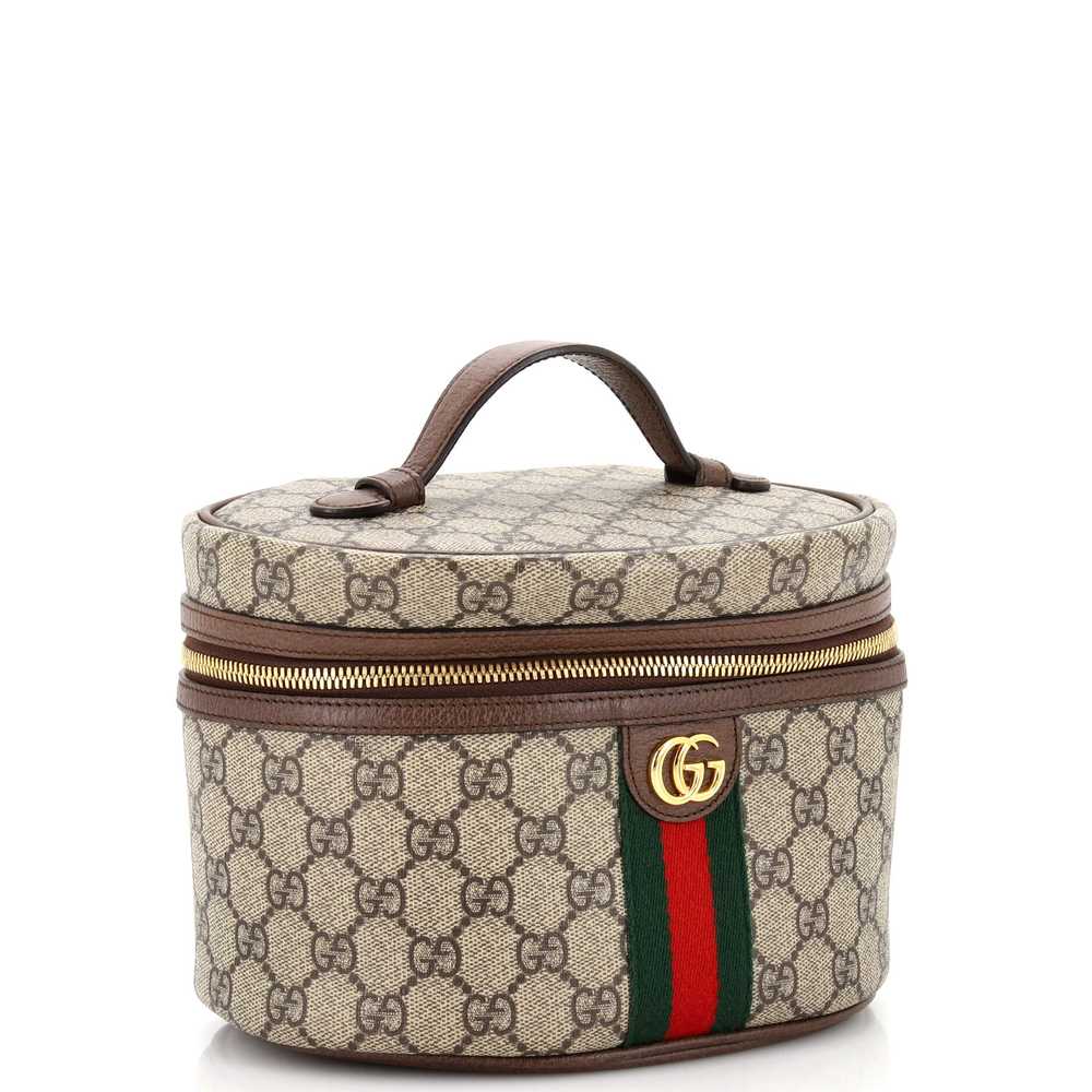 GUCCI Ophidia Top Handle Cosmetic Case GG Coated … - image 2