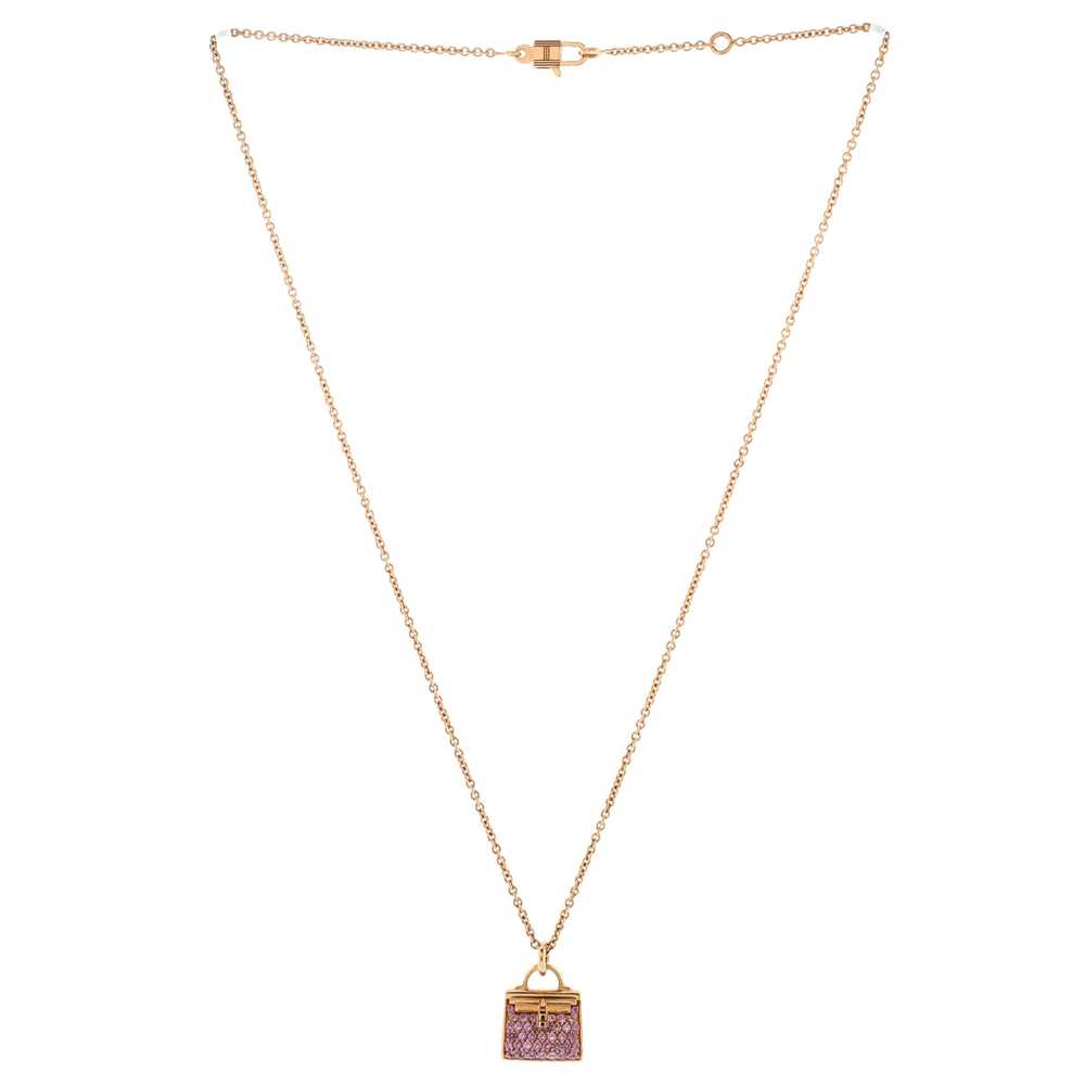 Hermes Amulettes Kelly Pendant NM Necklace - image 2
