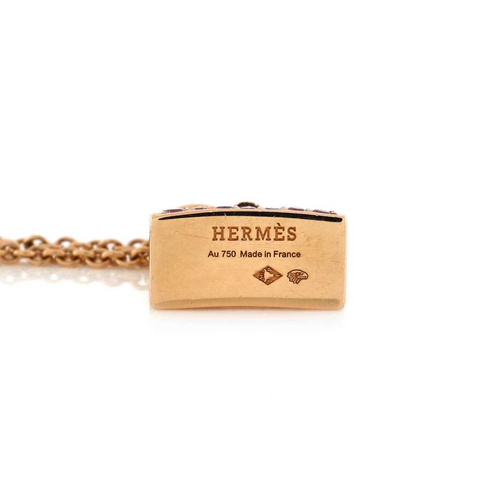 Hermes Amulettes Kelly Pendant NM Necklace - image 3