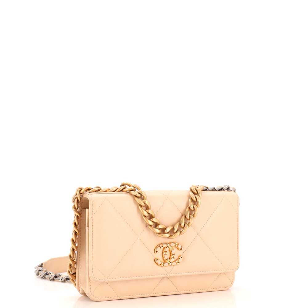 CHANEL 19 Wallet on Chain Quilted Lambskin - image 2