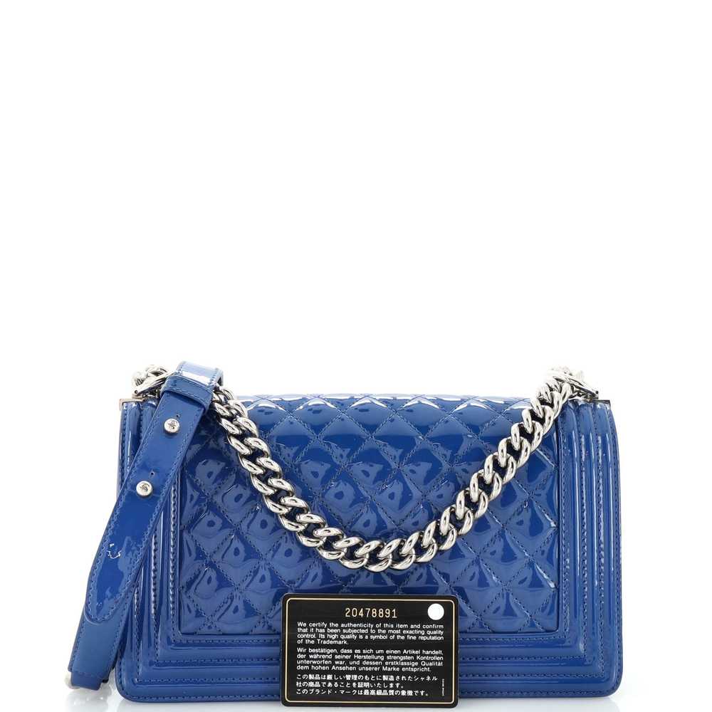 CHANEL Boy Flap Bag Quilted Plexiglass Patent Old… - image 2