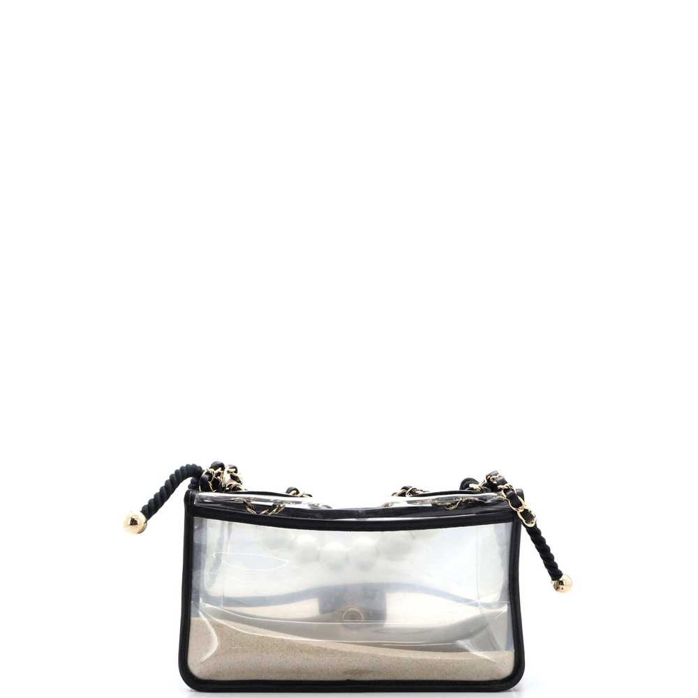 CHANEL Sand By The Sea Pearl Flap Bag PVC with La… - image 3