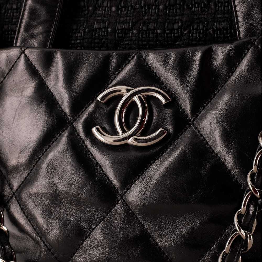 CHANEL Portobello Tote Quilted Glazed Calfskin an… - image 6