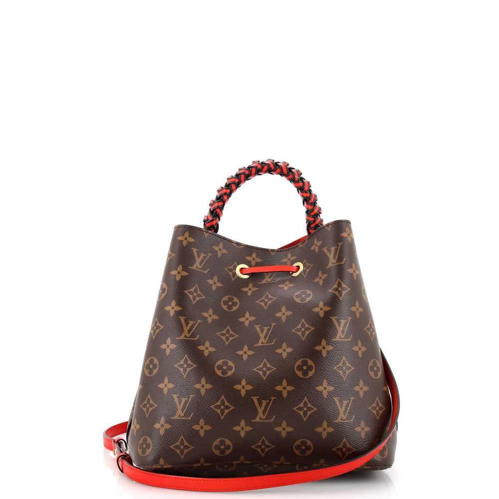 Louis Vuitton Braided Handle NeoNoe Handbag Monog… - image 3