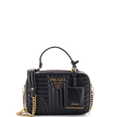 PRADA Camera Bag Diagramme Quilted Leather Small