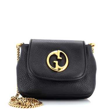 GUCCI 1973 Chain Shoulder Bag Leather Small - image 1