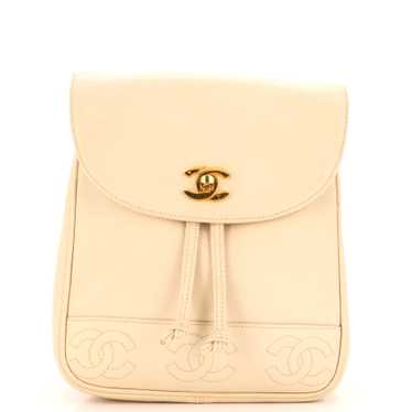CHANEL Vintage Backpack Caviar Small