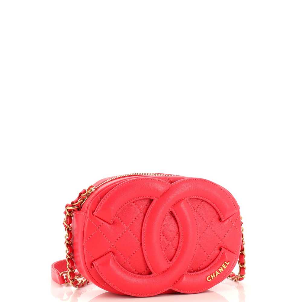 CHANEL Coco Midnight Camera Case Quilted Lambskin… - image 3