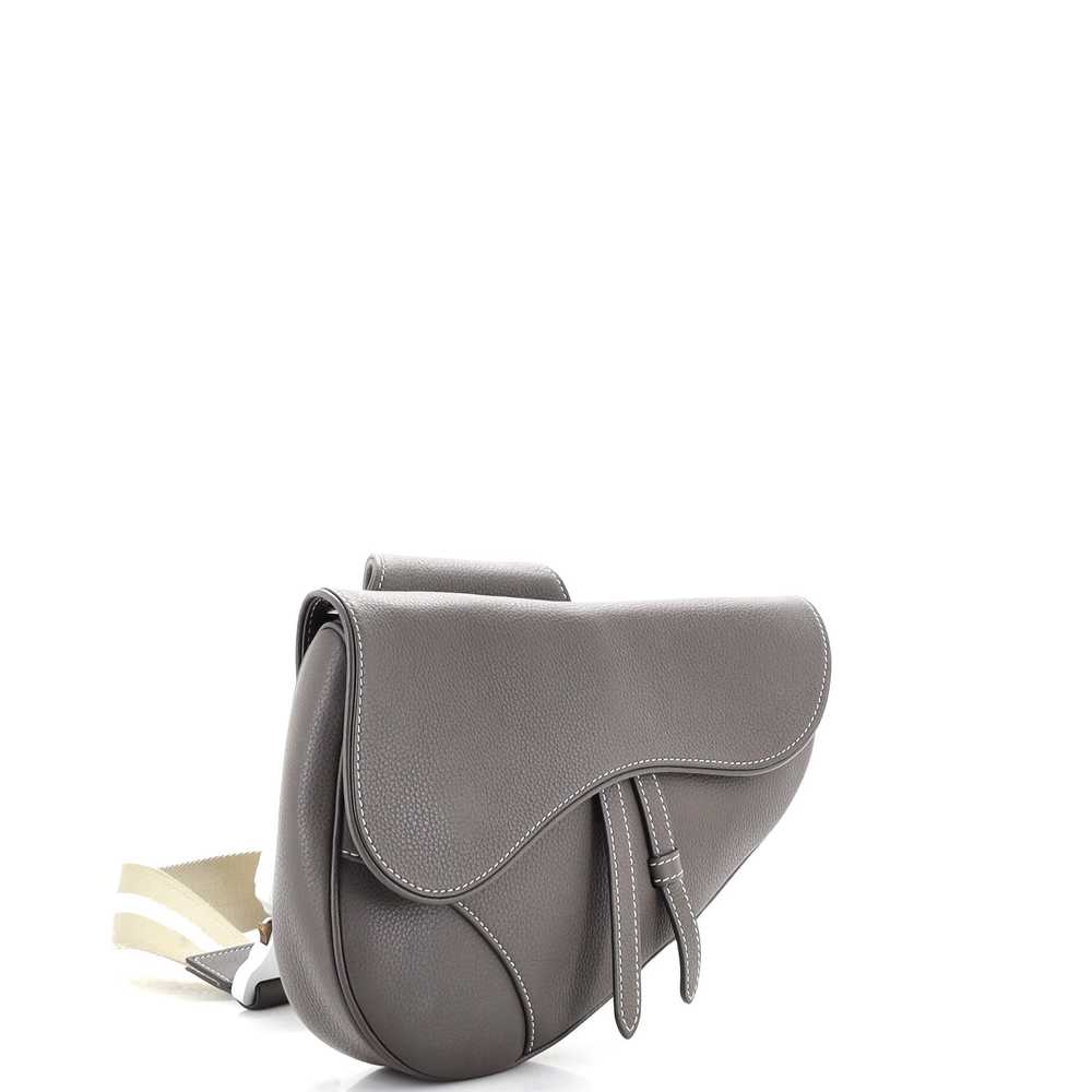 Christian Dior Saddle Crossbody Bag Leather Mini - image 2
