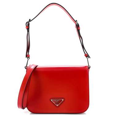 PRADA Full Flap Shoulder Bag Spazzolato Leather S… - image 1