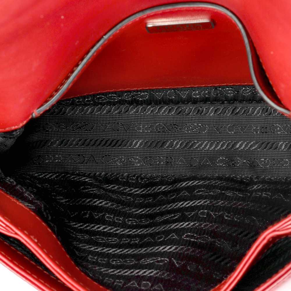 PRADA Full Flap Shoulder Bag Spazzolato Leather S… - image 5