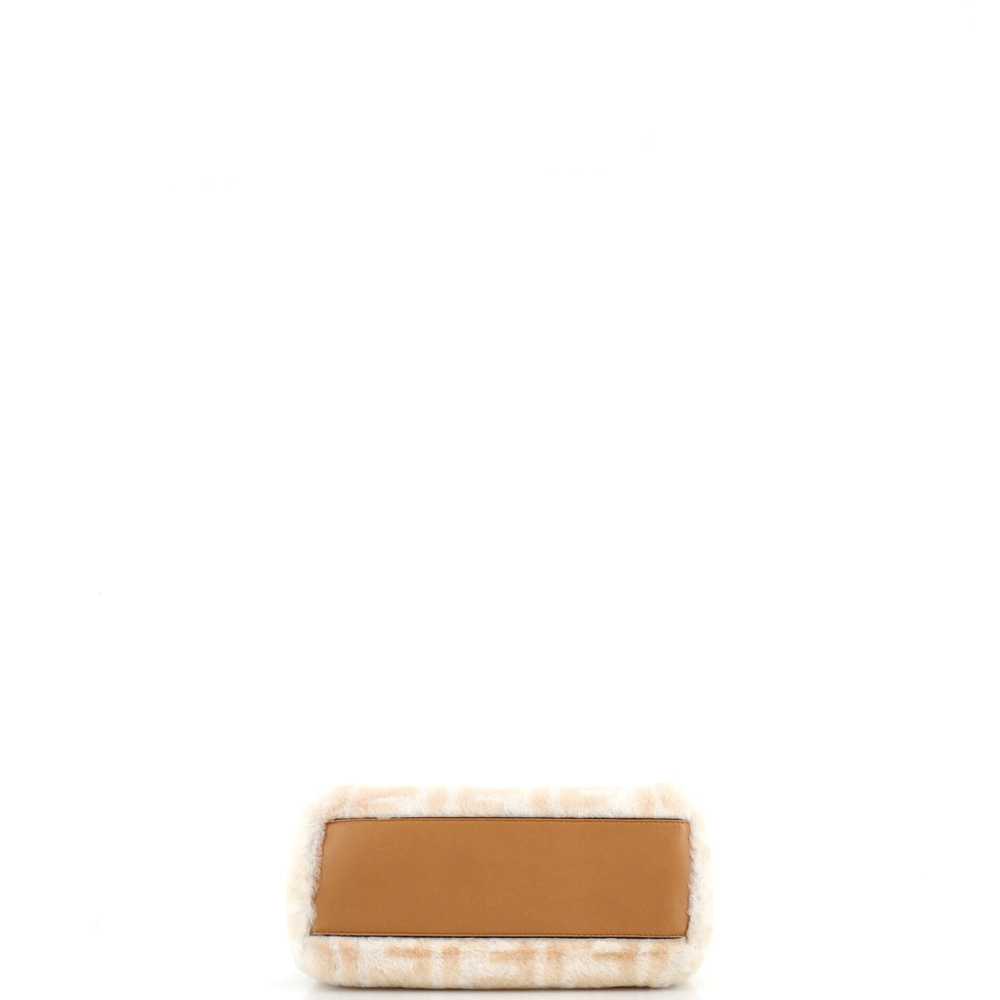 FENDI Peekaboo Bag Zucca Shearling Mini - image 4