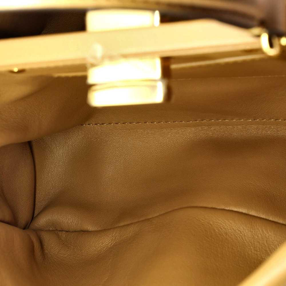 FENDI Peekaboo Bag Zucca Shearling Mini - image 5