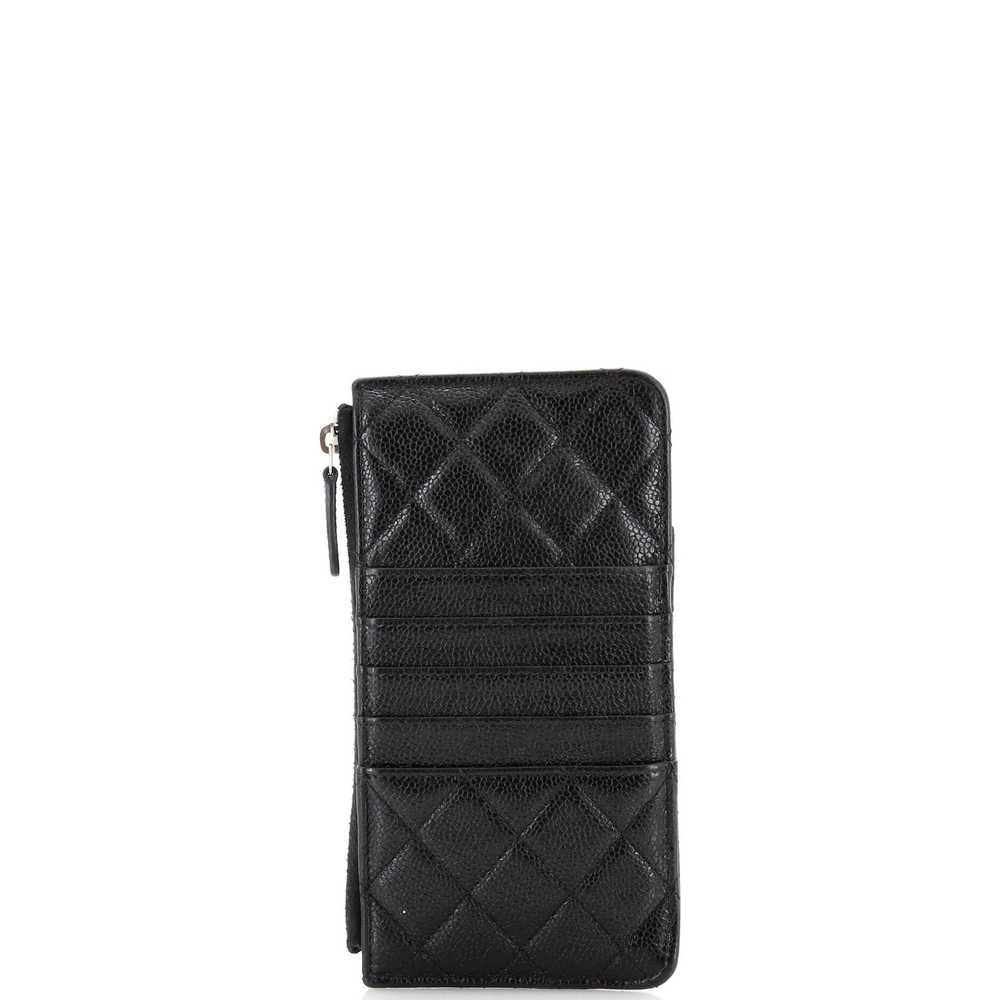 CHANEL Classic Phone Case Pouch Quilted Caviar - image 4