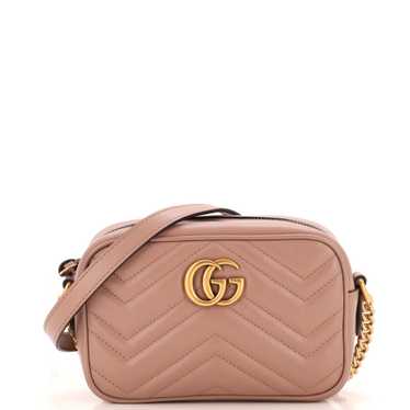 GUCCI GG Marmont Shoulder Bag Matelasse Leather M… - image 1