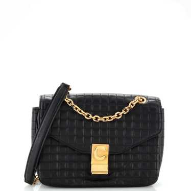 CELINE C Bag Quilted Leather Medium