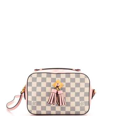 Louis Vuitton Saintonge Handbag Damier with Leath… - image 1