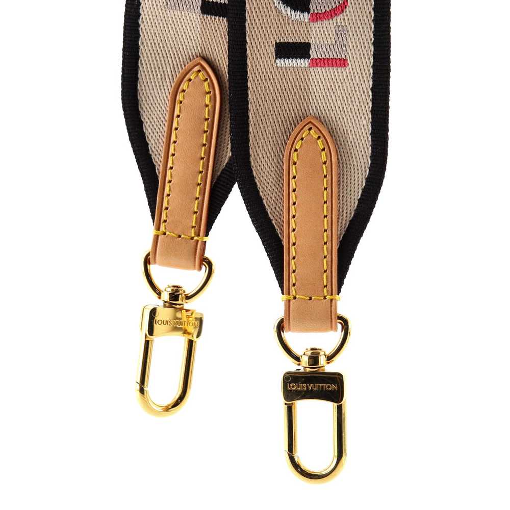 Louis Vuitton Logo Shoulder Strap Jacquard Wide - image 3