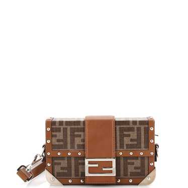 FENDI Baguette Trunk Bag Zucca Coated Canvas Mini - image 1