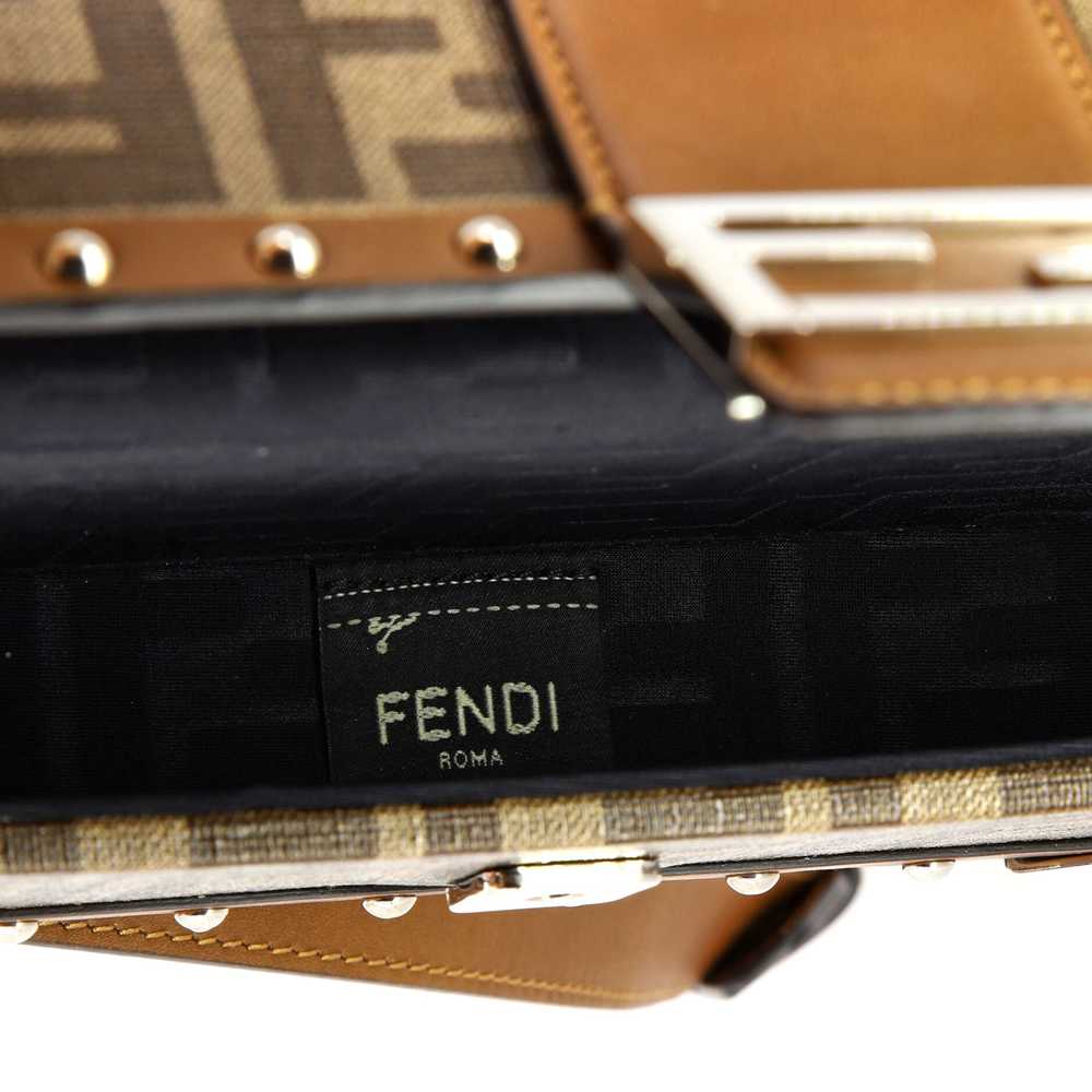 FENDI Baguette Trunk Bag Zucca Coated Canvas Mini - image 5