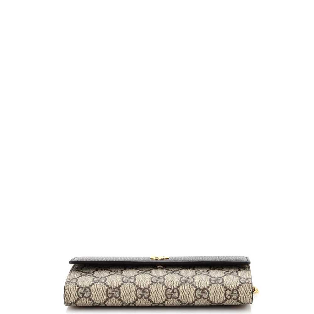 GUCCI GG Marmont Continental Chain Wallet GG Coat… - image 4