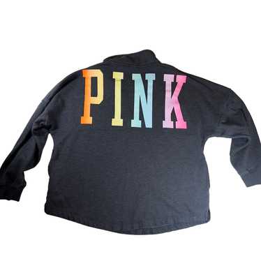 Pink Pink by Victoria’s Secret 1/4 Zip Sweatshirt… - image 1