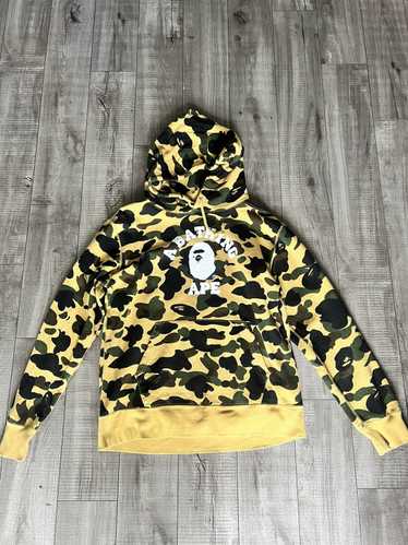 Bape 1st Camo College Pullover Hoodie - image 1