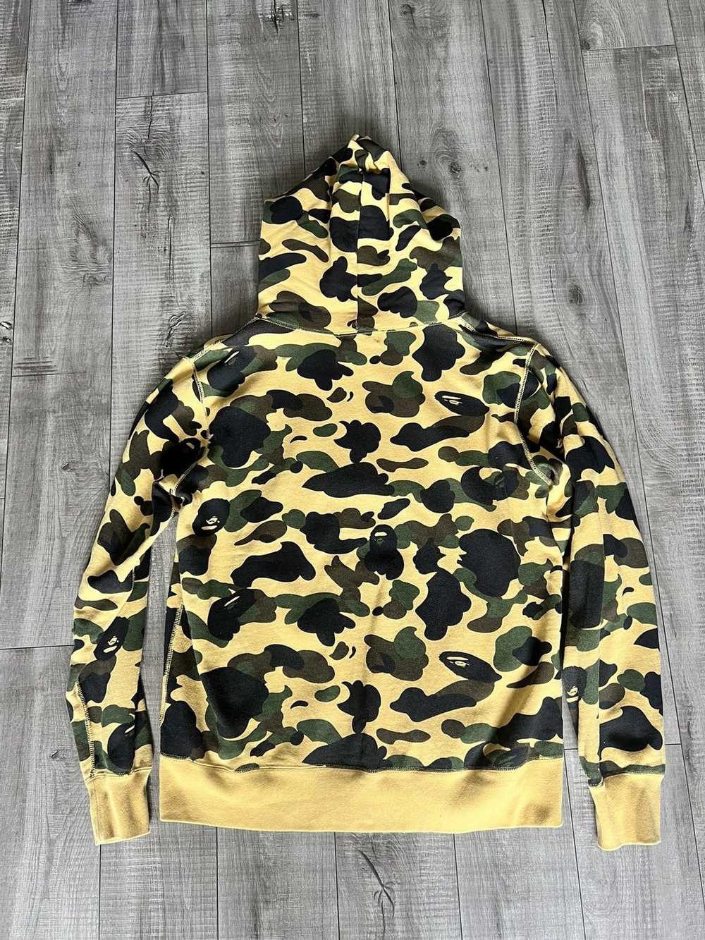 Bape 1st Camo College Pullover Hoodie - image 2