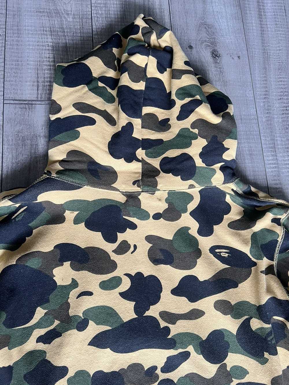 Bape 1st Camo College Pullover Hoodie - image 4