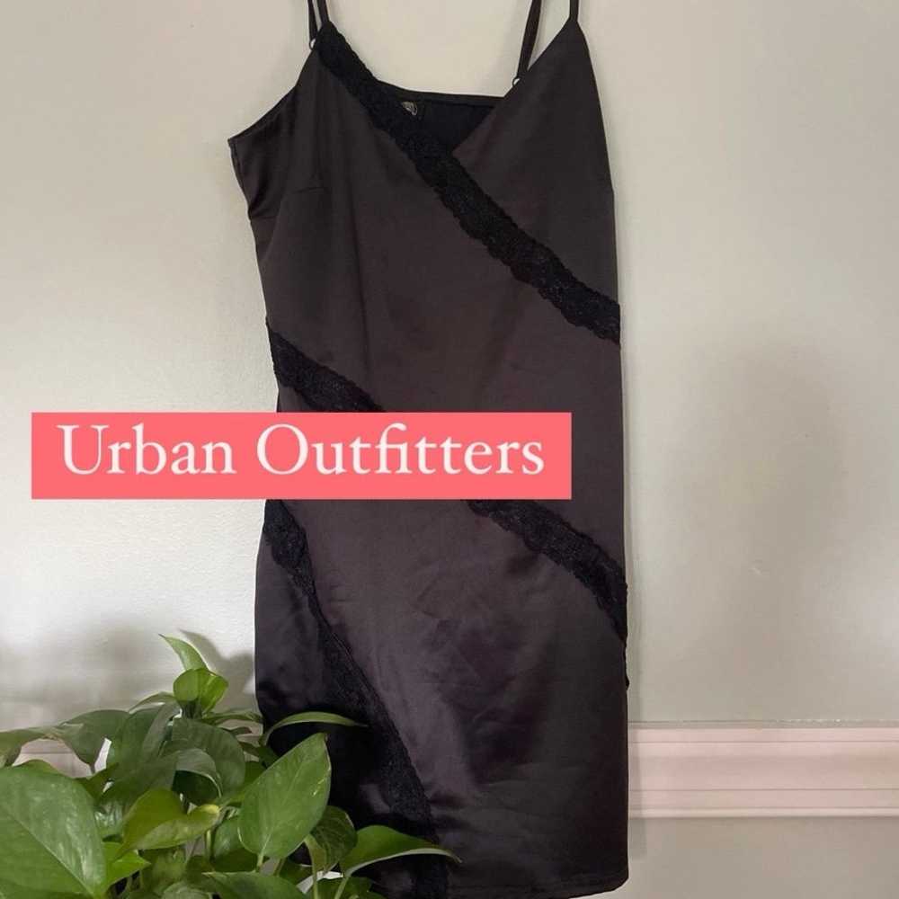 Black Silk + Lace Dress from Urban Outfitters - image 1