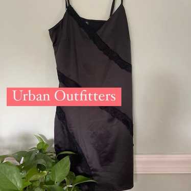 Black Silk + Lace Dress from Urban Outfitters - image 1