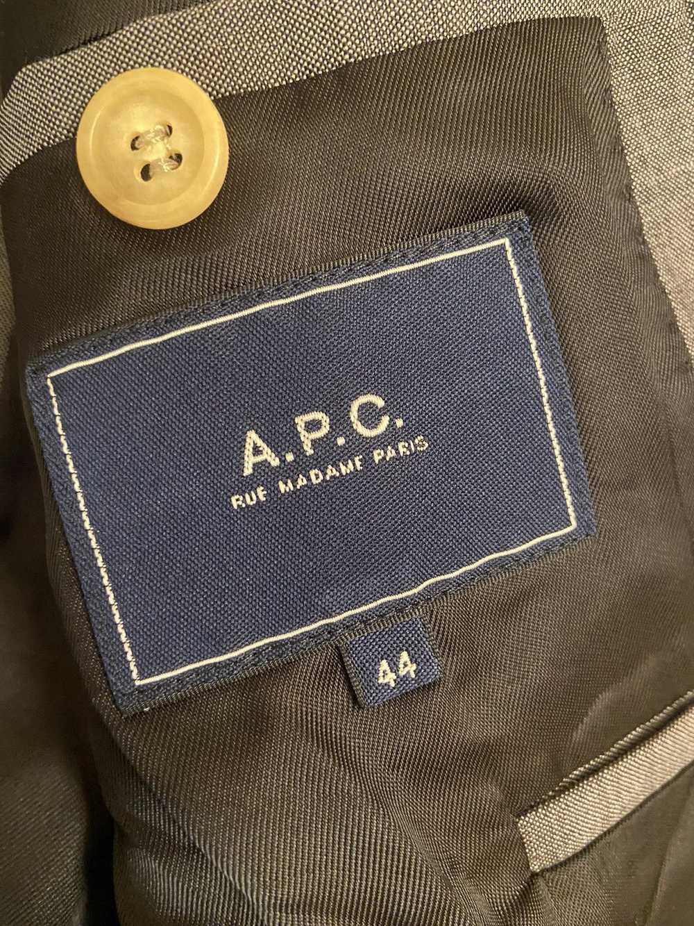 A.P.C. × Designer × Suit A.P.C Grey Wool Sports B… - image 2
