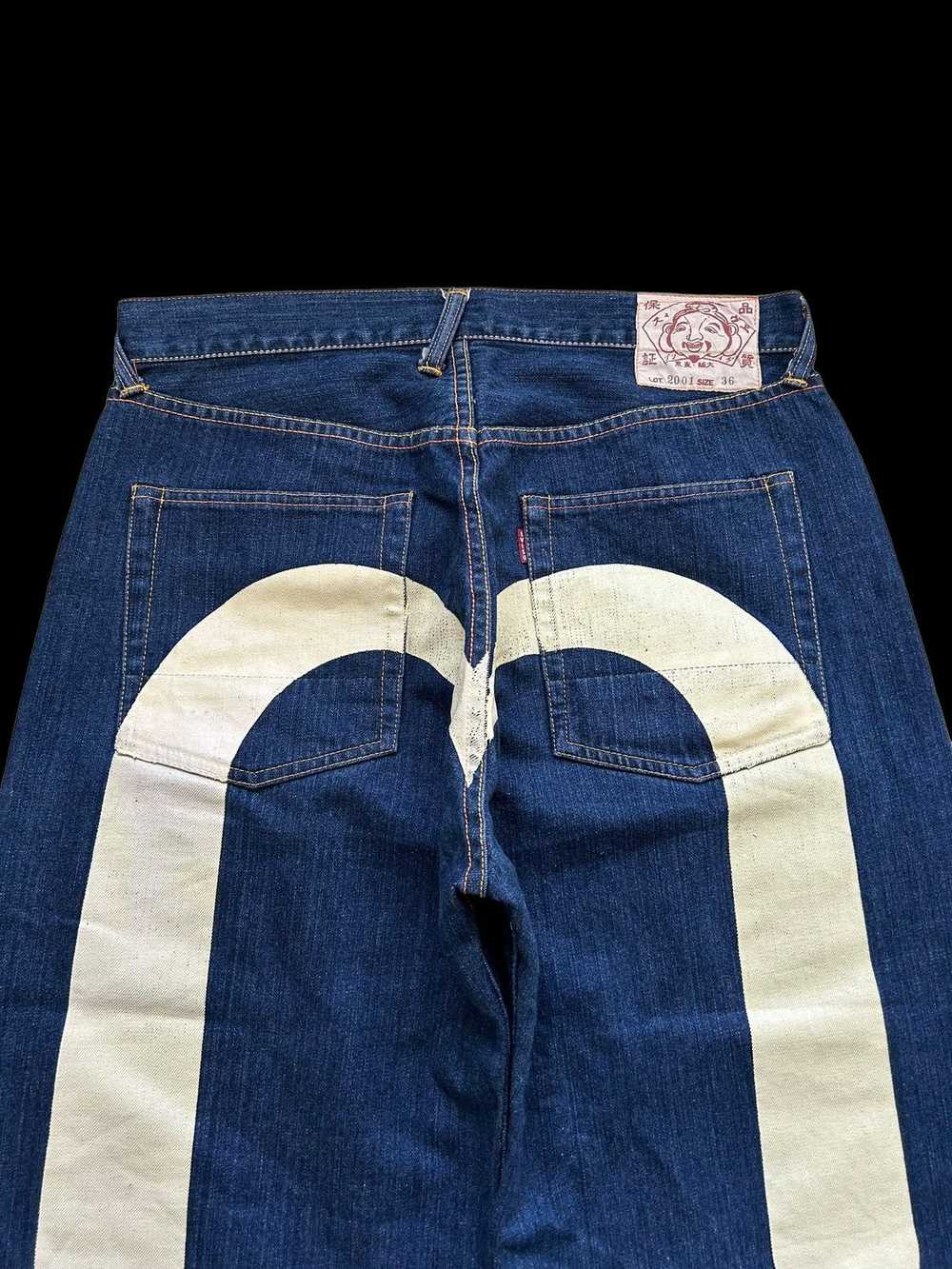 Evisu × Japanese Brand × Vintage Baggy Denim Shor… - image 4