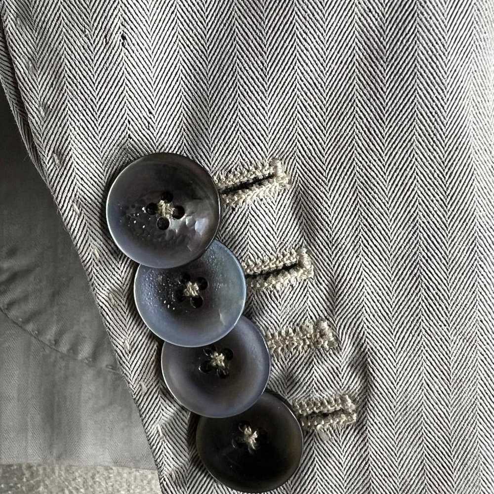 Pal Zileri Pal Zileri Men's Light Gray Cotton Sil… - image 7