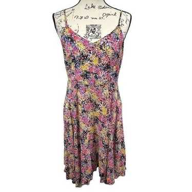 Gap Floral Print Cami Fit Fit and Flare Casual Su… - image 1